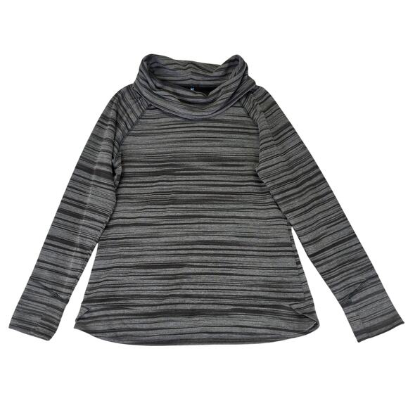 Kuhl‎ Piper Cowl Neck Pullover Striped 4201 Activewear Top Women's Size Medium - Picture 1 of 9